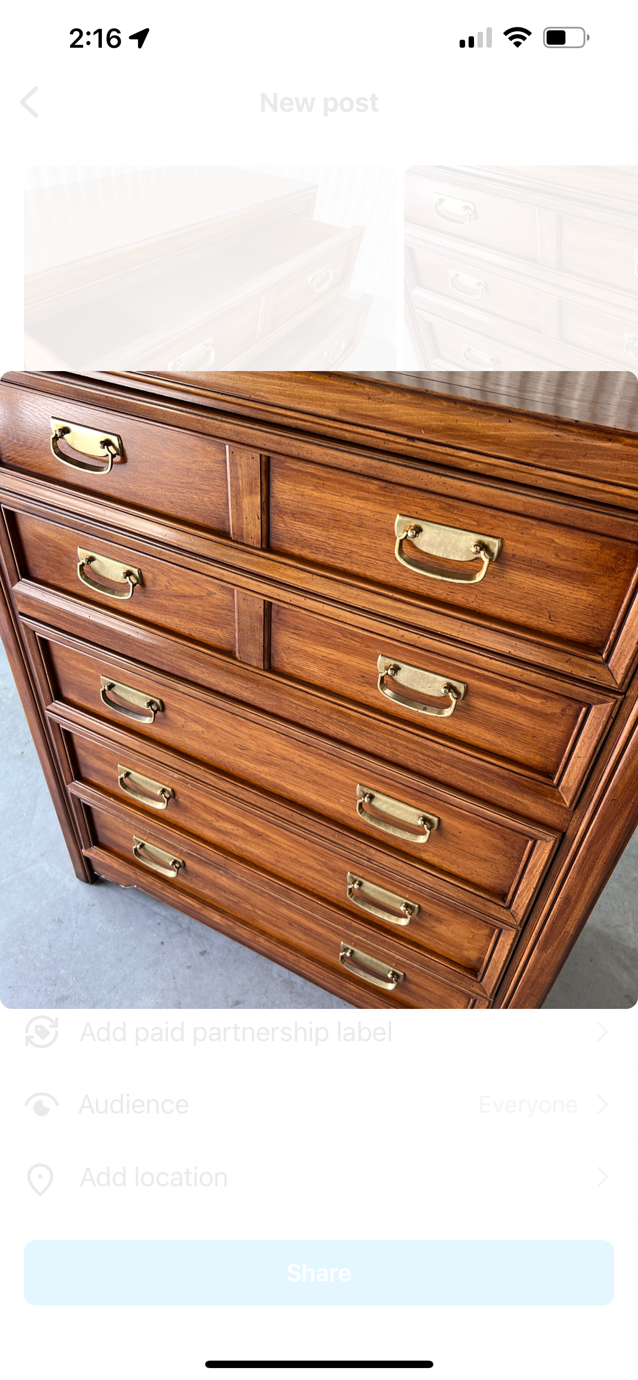 Vintage 2-Piece Huntley by Thomasville Campaign Style Bedroom Set
