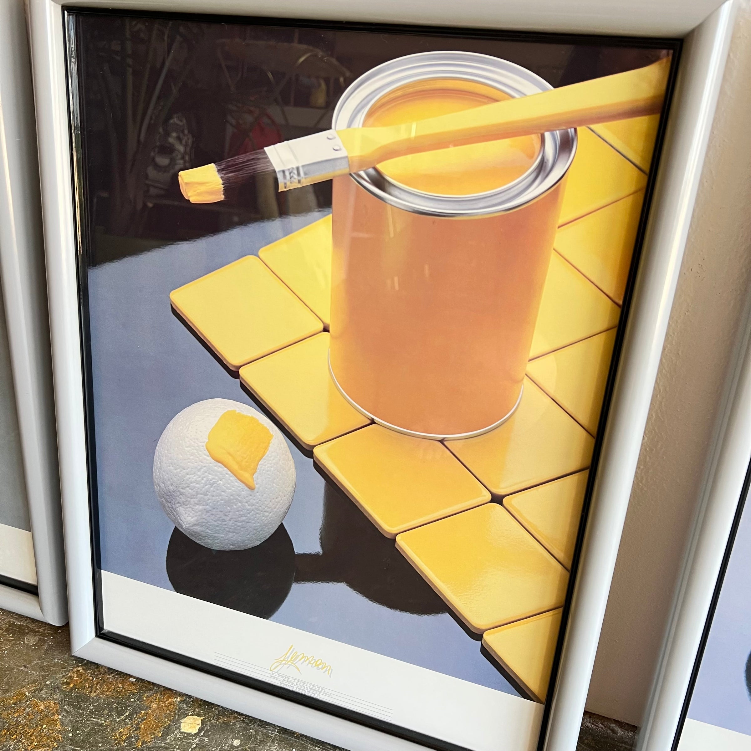 Framed Post Modern Still Life Photography Lithographs by Peter