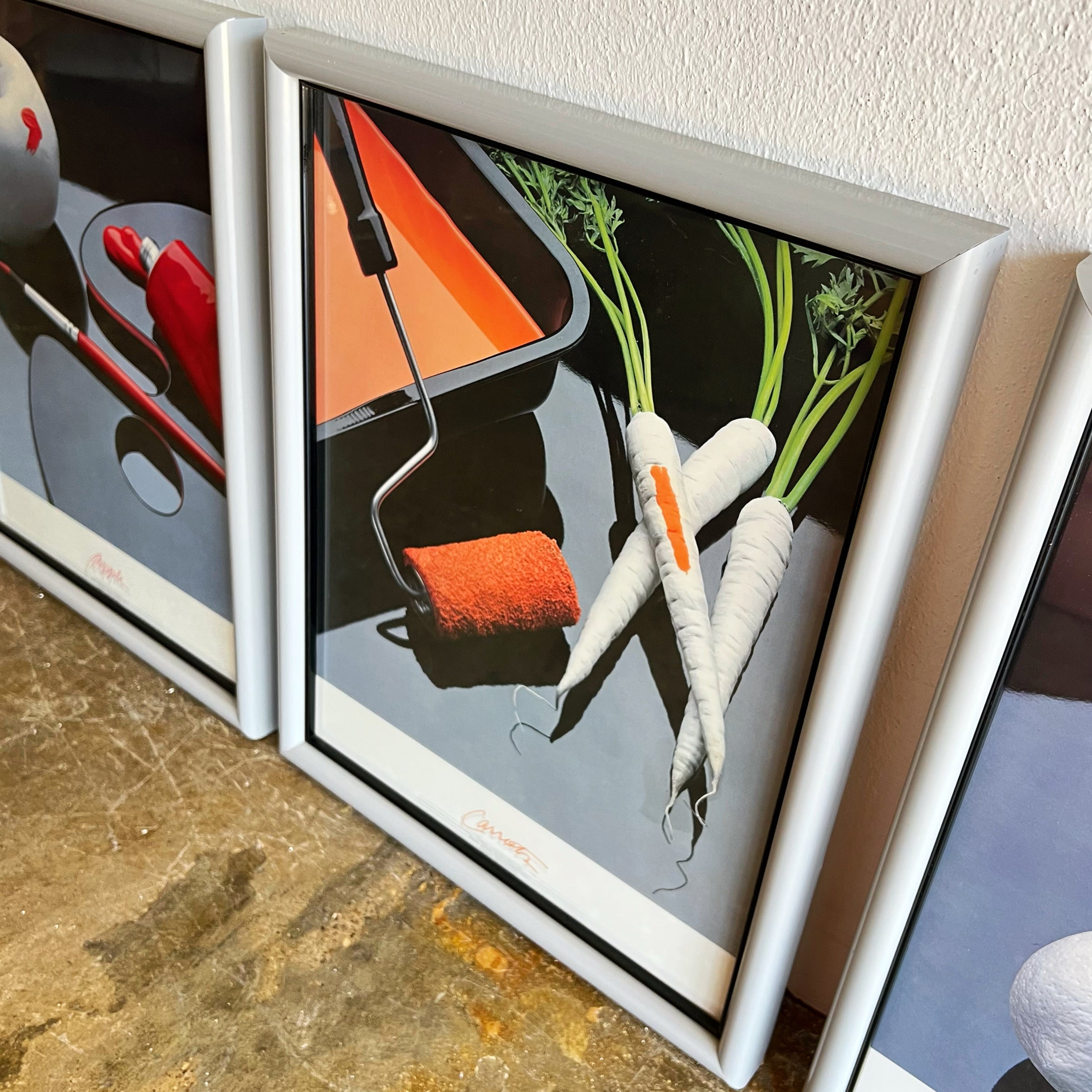 Framed Post Modern Still Life Photography Lithographs by Peter