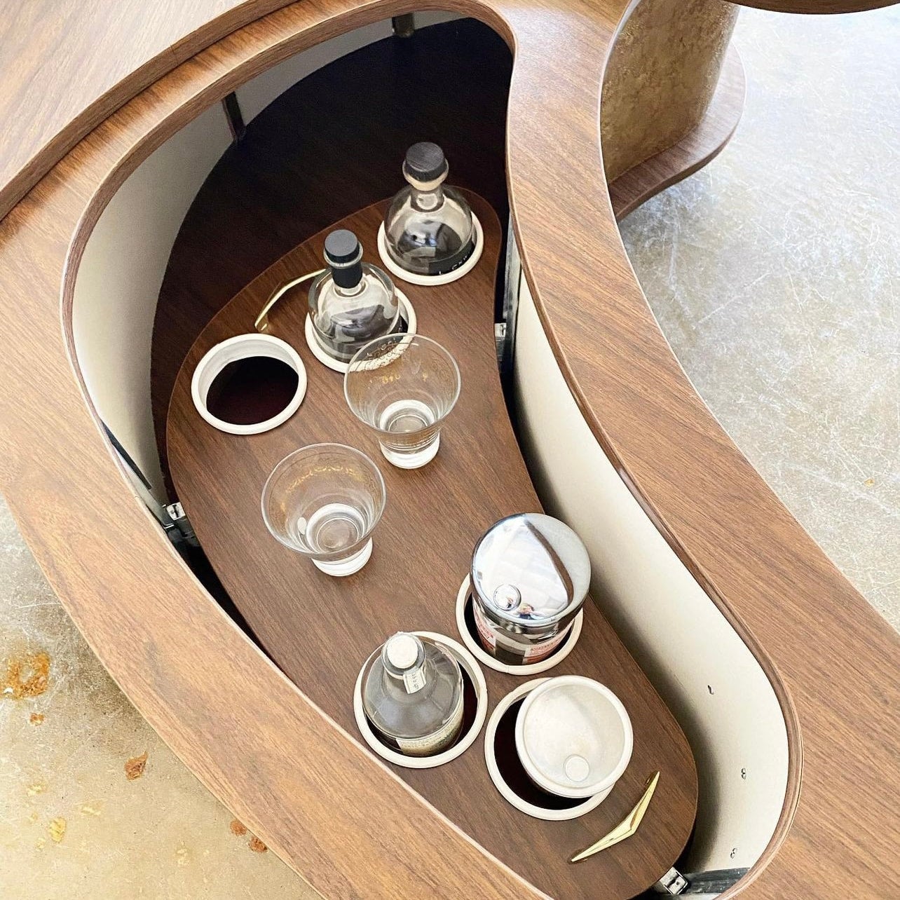 Mid Century Speakeasy AH Stock 'Grand Server' Coffee Table | The