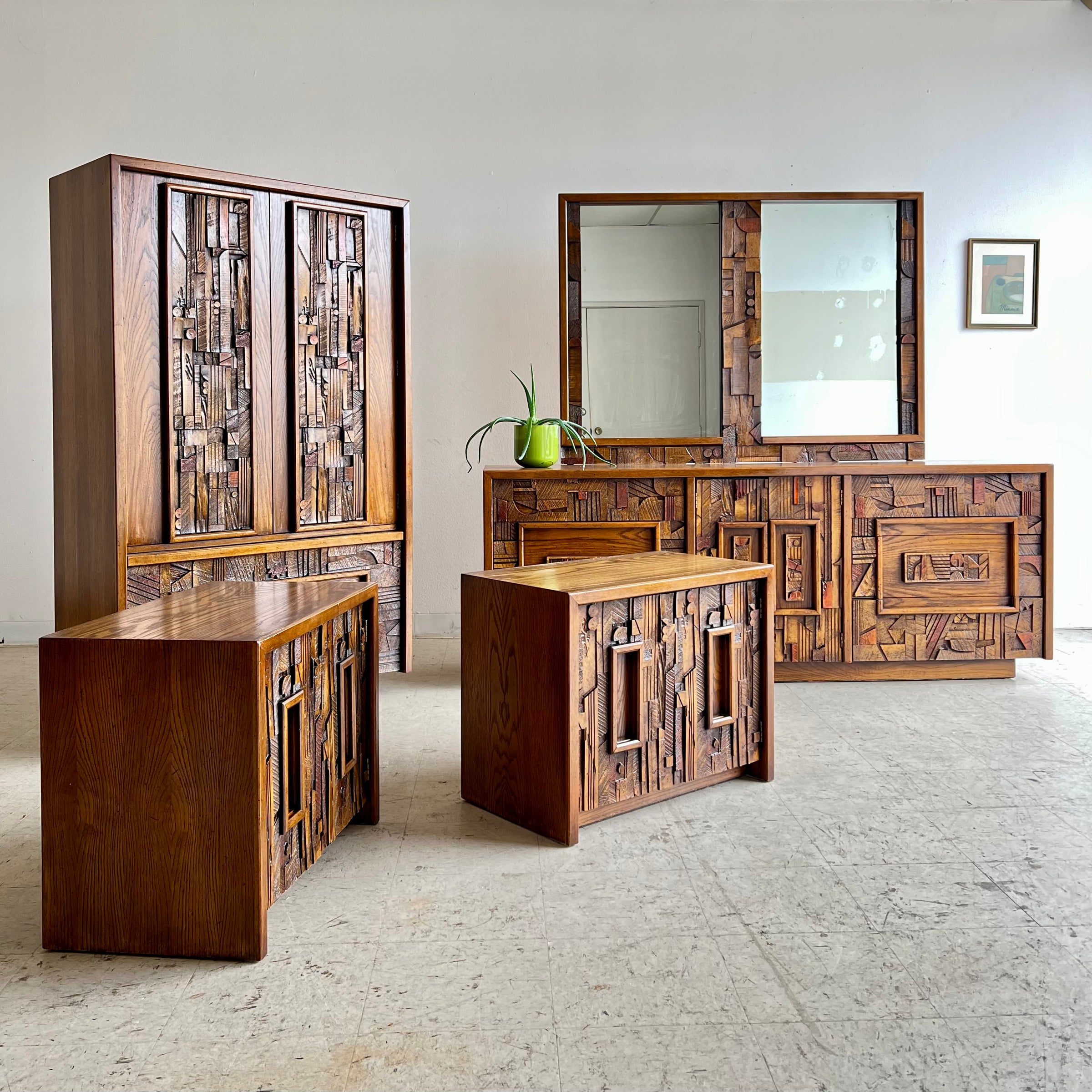 Mid Century 5-Piece Pueblo Bedroom Collection by Lane | The